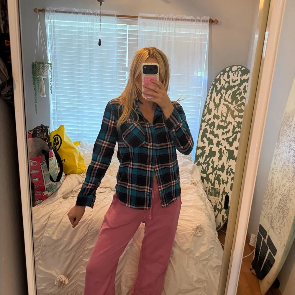 FOREVER 21 plaid shirt - Picture 2 of 11